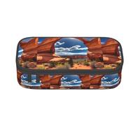 Bkdogkt Arches National Park-Standard Print Trousse à crayons grande capacité 21,6 x 5,1 x 9,4 cm Rangement fonctionnel pour bureau voyage