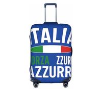 Bkdogkt Come on, Blue Jackets Print Housse de protection lavable pour bagages de voyage avec fermeture éclair dissimulée, Blanc, Small