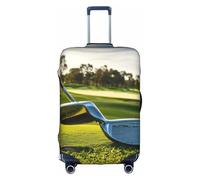 Bkdogkt Housse de protection lavable avec fermeture éclair dissimulée Motif club de golf, blanc, X-Large