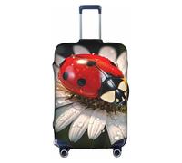 Bkdogkt Housse de protection lavable avec fermeture éclair dissimulée Motif coccinelle, blanc, Small