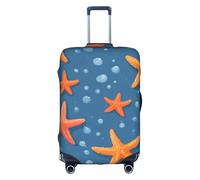 Bkdogkt Housse de protection lavable avec fermeture éclair dissimulée Motif étoile de mer, blanc, Large