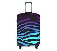 Bkdogkt Housse de protection lavable avec fermeture éclair dissimulée Motif zèbre Camouflage, blanc, Medium