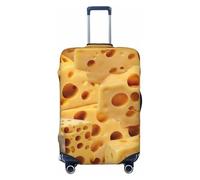 Bkdogkt Housse de protection personnalisée pour valise, motif sandwichs au fromage, pour voyage et affaires, noir, Medium