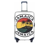 Bkdogkt Jamaica Tropic-standard-scale-4_00x Housse de protection lavable pour valise de voyage avec fermeture éclair dissimulée, blanc, Medium