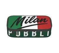Bkdogkt Milan, Italie Imprimer 21,6 x 5,1 x 9,4 cm Grande Capacité Trousse de Rangement Fonctionnel pour Bureau Voyage