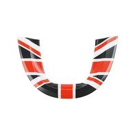 BKDONMAA Compatible avec Les Voitures Mini Cooper F56 F55 Countryman F60 Clubman F54 (Autocollant de Protection for Lampe de Lecture de Plafond intérieur)(Black Jack SOS)