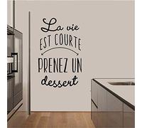 BKDPW Autocollant Mural Cuisine Dessert Stickers Muraux Décoration De Magasin De Boulangerie Murale 37X25 Cm