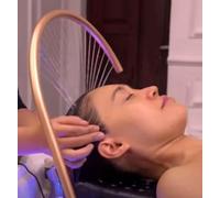 BKDWSK Head Spa, Cadre de Circulation d'eau pour Robinet de Bassin de Spa, Équipement de Spa de Tête avec Pompe à Eau et Fixation en Métal