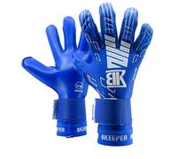 BKeeper Gants de Gardien Neo #25 Aqua, Spacial Pluie, Coupe Roll-Négative, Double Bandage Élastique Amovible, Mousse Aqua Contact 4mm (8)