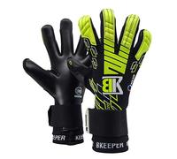 BKeeper Gants de Gardien Neo #25 Black, Noir, Coupe Roll-Négative, pour Adultes, Mousse Contact (11)