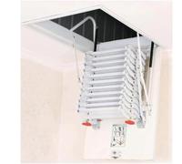 BKEKM Escalier escamotable Manuel for Grenier, échelle télescopique for Grenier, échelle Pliante sécurisée for Fixation au Plafond(80x90cm)