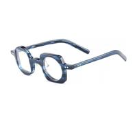 BKEKM Monture de Lunettes Montures de Lunettes Montures de Lunettes en acétate Montures de Lunettes asymétriques créatives Unisexe avec lentilles Lunettes décoration Parfaite Ultra-léger