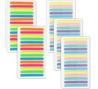 Bkemkri 1500 Pièces Marque Page Adhesif, 10 Styles Multicolore Marque Page Autocollant, Annotation Livre Marqueurs Page Transparent Couleur Notes Adhésives, Inscriptible Sticky Tabs pour École, Bureau