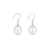 BKEPDY Boucles D'oreilles Goutte Perle Nacrée Argent Élégantes Bijoux Femme Pendants Crochets Classiques