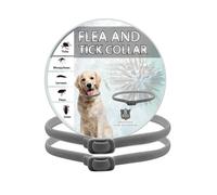 BKEPDY Collier Anti Puces pour Chien 2 Pièces Anti Tiques pour Chien Réglable et Imperméable Sûr et Naturel Longueur 65cm Protection 8 Mois pour Chiens de Petite Moyenne et Grande Taille