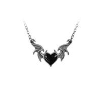 BKEPDY Collier Femme Gothique Pendentif Collier Halloween Rétro Collier ailes Démons Forme Choker Halloween Costume Party Bijoux Noir/Rouge Collier (Noir)