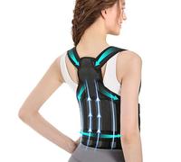 BKEPDY Correcteur Posture Dorsale Réglable Support Colonne Vertébrale Orthèse Redresse Dos Soulagement Douleur Épaules Maintien Lombaire Respirant Taille L