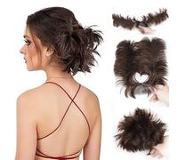 BKEPDY Extension Cheveux Clip Peigne Chignon Volume Messy Bun Queue Cheval Postiche Synthétique Naturel Coiffure Rapide