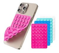 BKEPDY Lot de 4 Silicone Support Telephone Ventouse Support de téléphone antidérapant pour Selfies et vidéos pour Tous Modèles