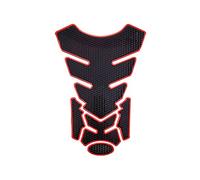 BKEPDY Protection Réservoir Adhésive 3D Protège Reservoir Autocollant Reservoir Moto Protège Reservoir Moto Carburant Tampon Protecteur Tank Pad Sticker pour Motos Universel Couleur (Rouge)