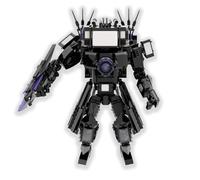 BKGBQAOW Titan TV Man Figurine, Jouet de ModèLe de Jeu, Difficulté D'Assemblage Faible, Articulations Flexibles, RéDuction éLevéE, DéVelopper la Capacité de PenséE Spatiale