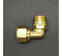 BKGWCSOR 1620 2025 2632 PEX-AL-PEX 1/2" 3/4" 1" Male Female Brass Elbow 90 Degree Pipe Fitting For Solar Floor Heating(BSP Male,2025_1")