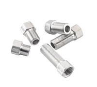 BKGWCSOR 1pc 304 Stainless Steel 1/2" BSP Female Male Thread Extend Joint Length 60mm for Pipes