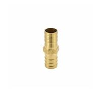 BKGWCSOR 1PC Brass Barb Pipe Fitting 2 Way Straight Hose Barb 12 mm Copper Barbed Connector Joint Coupler Adapter