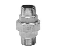 BKGWCSOR 1pcs 304 Stainless Steel Double External Thread Movable Joint Suitable for Plumbing Fittings Gas 1/2" 3/4" 3/8" 1"(Dn32)