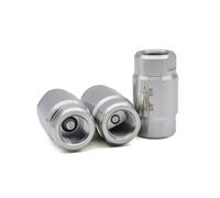 BKGWCSOR 1pcs 304 Stainless Steel Internal Thread High Pressure Gas Single Check Valve 1/8" 1/4" 3/8" 1/2" 3/4" 1" 1-1/2" Gas Water Valve(3/4")