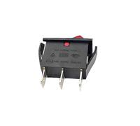 BKGWCSOR 2pc Rocker Boat Switch RK1-11 Power Switch 3 pin 2 Gear Red 16A250V T100/55