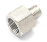 BKGWCSOR 3/8" BSPP Female to 1/4" BSPT Male Threaded 304 Stainless Steel Pipe Fitting Connector Adapter 250bar