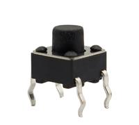 BKGWCSOR 50pcs/lot 6x6x6MM 4PIN G91 Tactile Tact Push Button Switch Direct Self-Reset Dip