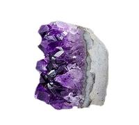 BKGWCSOR Amethyst Cluster, Stone Uruguayan Purple Crystals Amethyst Geode Crystals Feng Shui Crystal Home Office Decoration,200~250g