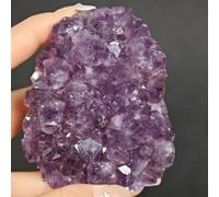 BKGWCSOR Amethyst Crystal Cluster Amethyst Rock Quartz Crystals Druzy Geode Gemstone for Home Decor,6cm