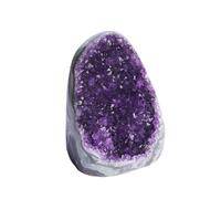 BKGWCSOR Amethyst Crystal Geode Cluster Quartz Crystals Raw Amethyst Irregular Gemstone for Home Decoration,400-500g
