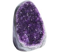 BKGWCSOR Amethyst Crystal Rock, Real Amethyst Stone,Crystal Cluster Geode, Purple Crystals and Stones Crystals Geode Quartz Stone Crystal Gifts Spiritual Gift,1500g