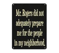 BKGWCSOR Funny Motivational Sign Metal Tin Wall-Art with Relatable Quote About Growing Up Decor for Home Office Studio 8 X 12 inch