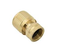 BKGWCSOR Leak-Proof Pipe Hose Fittings Female 1/2 inch Male Garden Tap Connector Brass Hose Quick Connector G1/2 Water Copper Fitting Car Wash 1pcs (Color : 1I2 Female)