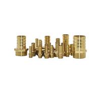 BKGWCSOR Pipe Fittings Brass 6/8/10/12mm Hose Connector with 1/8" 1/4" 1/2" 3"" 3/4" Male Threaded Copper Connector Garden 1pcs (Color : 2, Diameter : 3/4'')