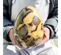 BKGWCSOR Septarian Dragon Calcite Crystal Egg Sphere Home Decor(210-300g)