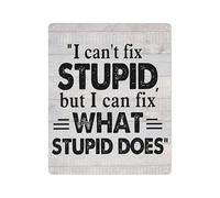 BKGWCSOR Vintage Problem Fixer Tin Sign Funny Workshop Quote Rustic Metal Wall Decor for Garage Office Factory Break Room 8 X 12 in