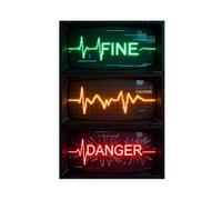 BKHJSASU Poster de crise sanitaire sur toile pour chambre à coucher, bureau, chambre, cadeau 30 x 45 cm