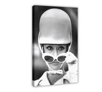 BKHJSASU Poster sur toile Audrey Hepburn - Décoration pour chambre à coucher, bureau, chambre - Cadeau - 40 x 60 cm