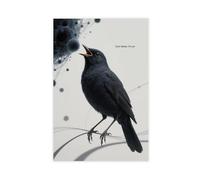 BKHJSASU Poster sur toile avec réduction de la dimension spatiale (3) pour décoration de chambre à coucher, bureau, chambre, cadeau 20 x 30 cm