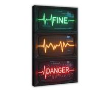 BKHJSASU Poster sur toile de crise sanitaire - Décoration de chambre à coucher, bureau, chambre - Cadeau - 60 x 90 cm