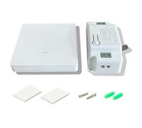 Bkiyougo Kit interrupteur sans fil, émetteur radio RF 433MHz interrupteur mural récepteur sans fil AC 220V 230V 240V jusqu'à 100mètres télécommande pour lumières (1 interrupteur 1 récepteur)