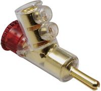 BKL Electronic 0107006 Fiche banane mâle, droit Ø de la broche: 4 mm rouge 1 pc(s)