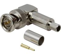 BKL Electronic 0401218 0401218 Connecteur BNC mâle, coudé 50 Ω 1 pc(s)