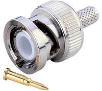 BKL Electronic 0401250 0401250 Connecteur BNC mâle, droit 50 Ω 1 pc(s)